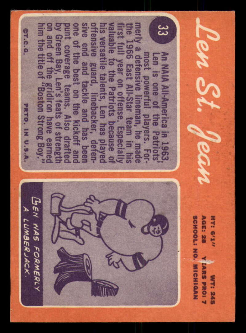 1970 Topps Football #1 to #89 - Complete your set - Pick your card - Picture 189 of 475