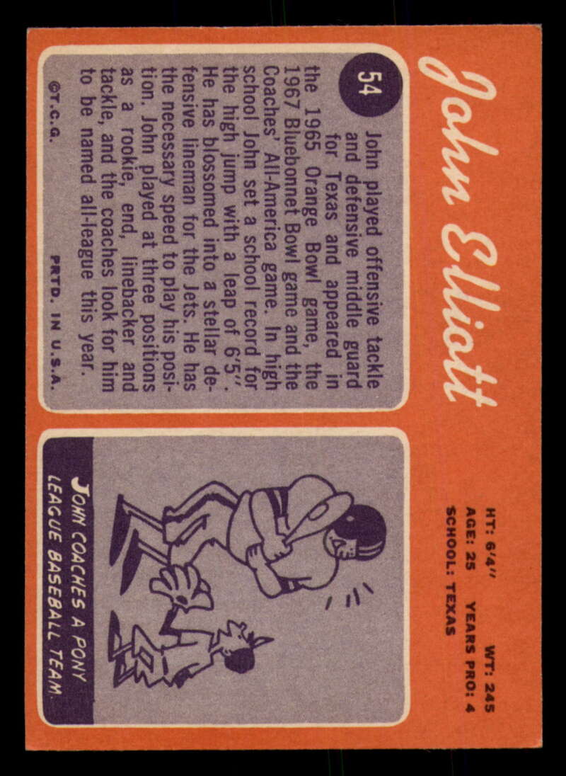 1970 Topps Football #1 to #89 - Complete your set - Pick your card - Picture 321 of 475