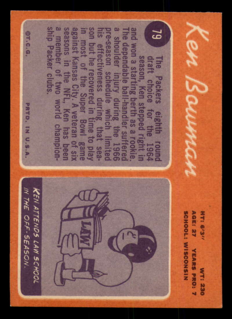 1970 Topps Football #1 to #89 - Complete your set - Pick your card - Picture 425 of 475