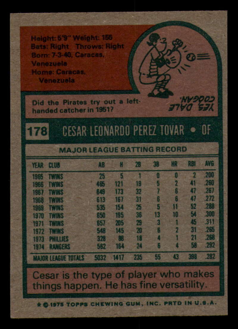 1975 Topps Baseball #166 - #259 - Complete your set - Pick your card - Picture 105 of 451