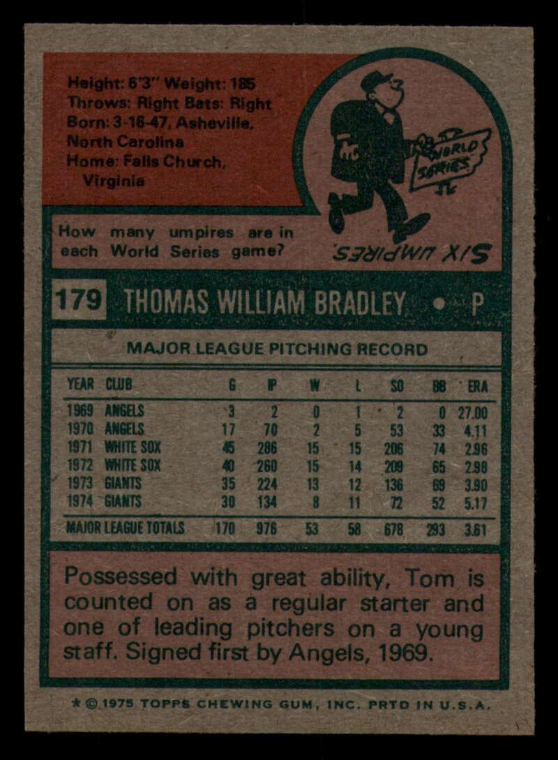 1975 Topps Baseball #166 - #259 - Complete your set - Pick your card - Picture 117 of 451