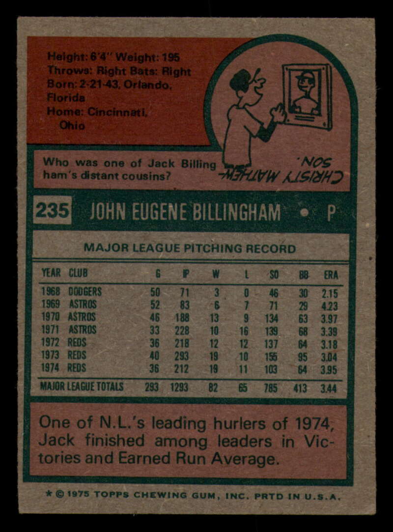 1975 Topps Baseball #166 - #259 - Complete your set - Pick your card - Picture 333 of 451