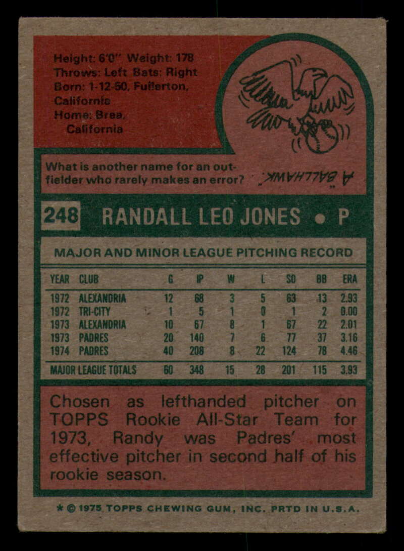 1975 Topps Baseball #166 - #259 - Complete your set - Pick your card - Picture 373 of 451