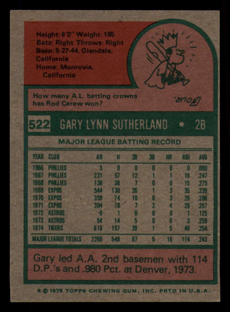 1975 Topps Baseball #516 - #585 - Complete your set - Pick your card - Picture 45 of 489