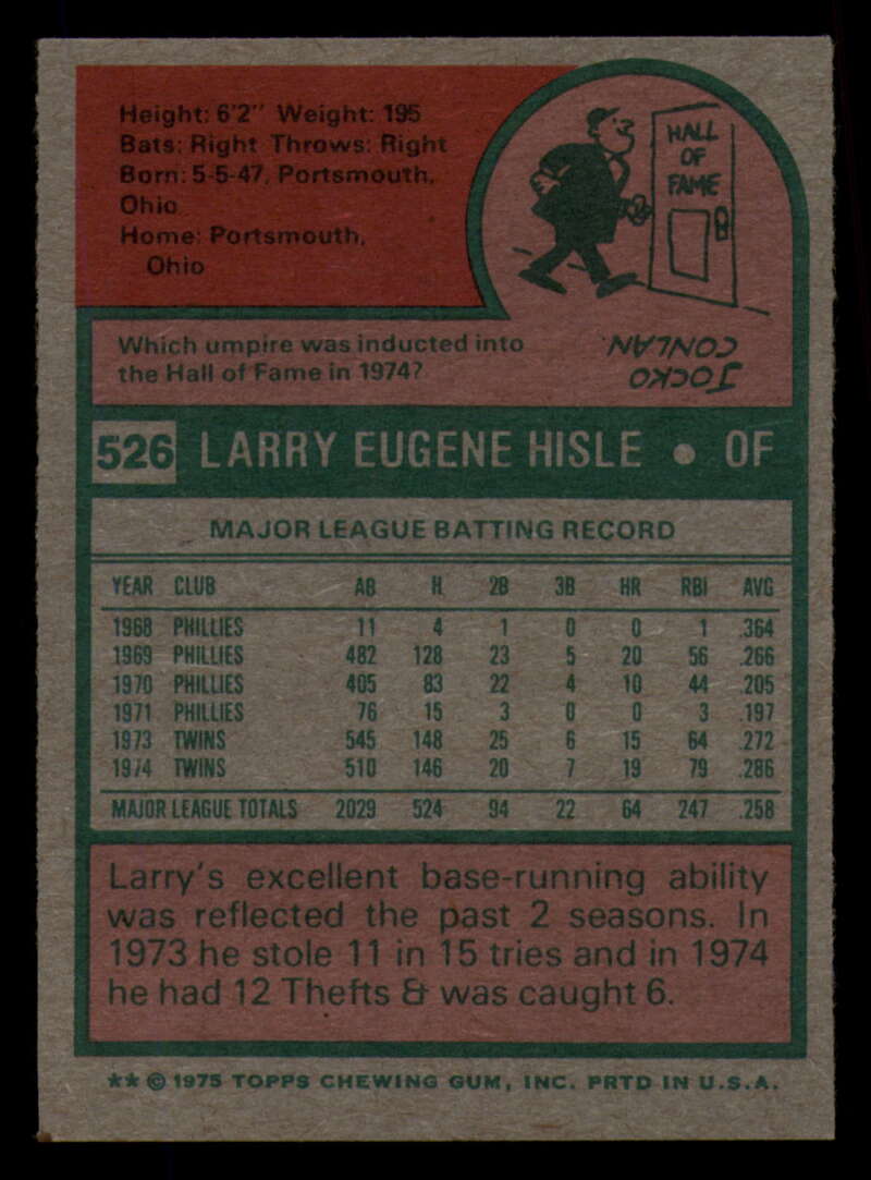 1975 Topps Baseball #516 - #585 - Complete your set - Pick your card - Picture 79 of 489