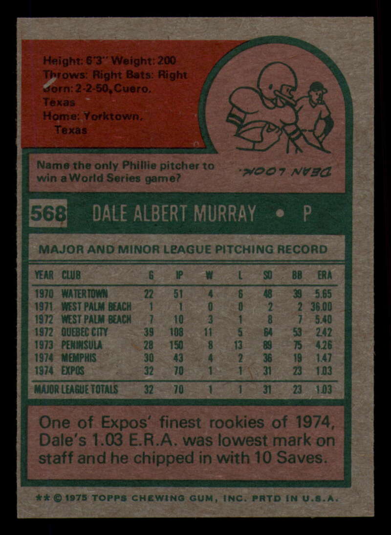 1975 Topps Baseball #516 - #585 - Complete your set - Pick your card - Picture 349 of 489