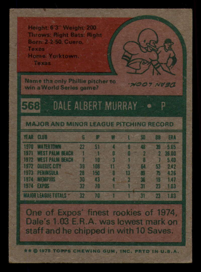 1975 Topps Baseball #516 - #585 - Complete your set - Pick your card - Picture 353 of 489