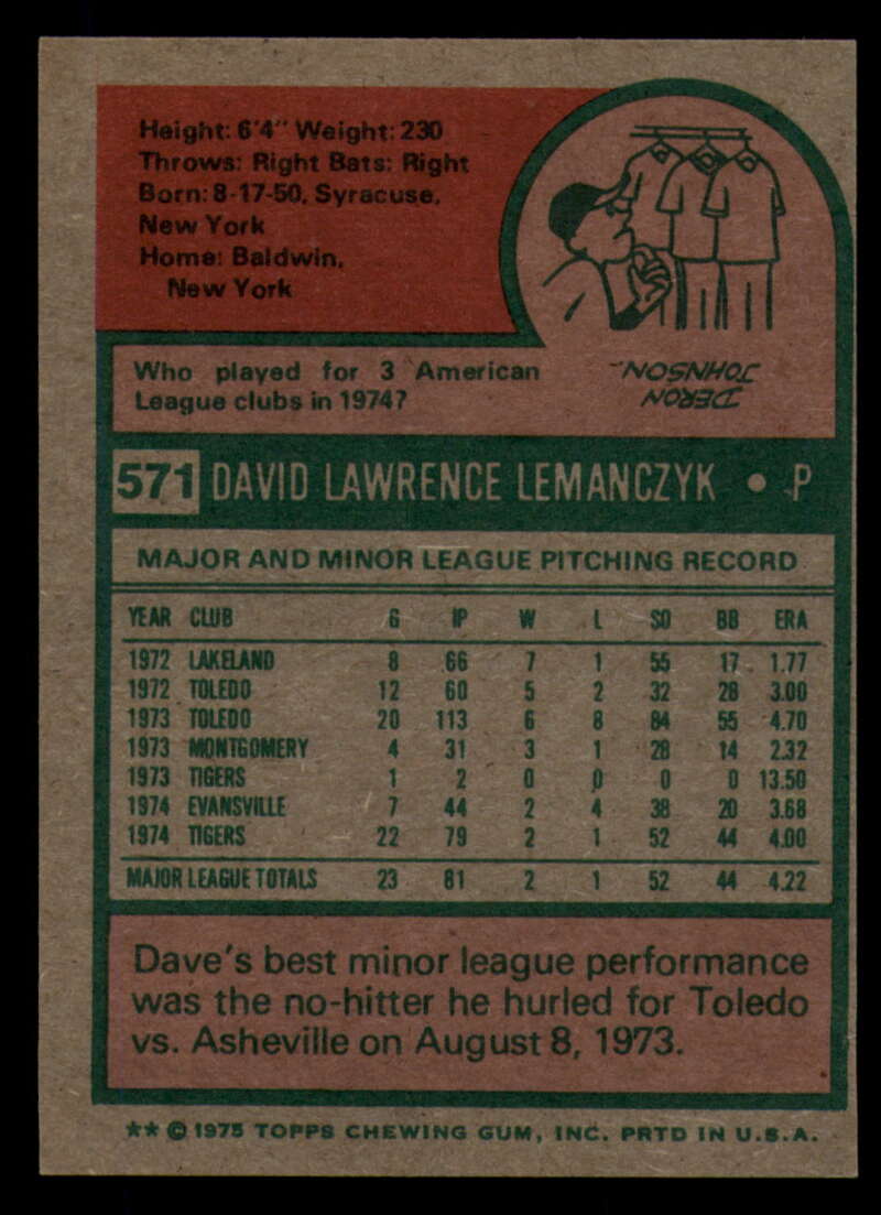 1975 Topps Baseball #516 - #585 - Complete your set - Pick your card - Picture 379 of 489