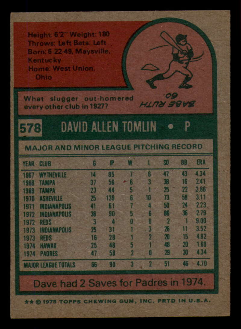 1975 Topps Baseball #516 - #585 - Complete your set - Pick your card - Picture 437 of 489