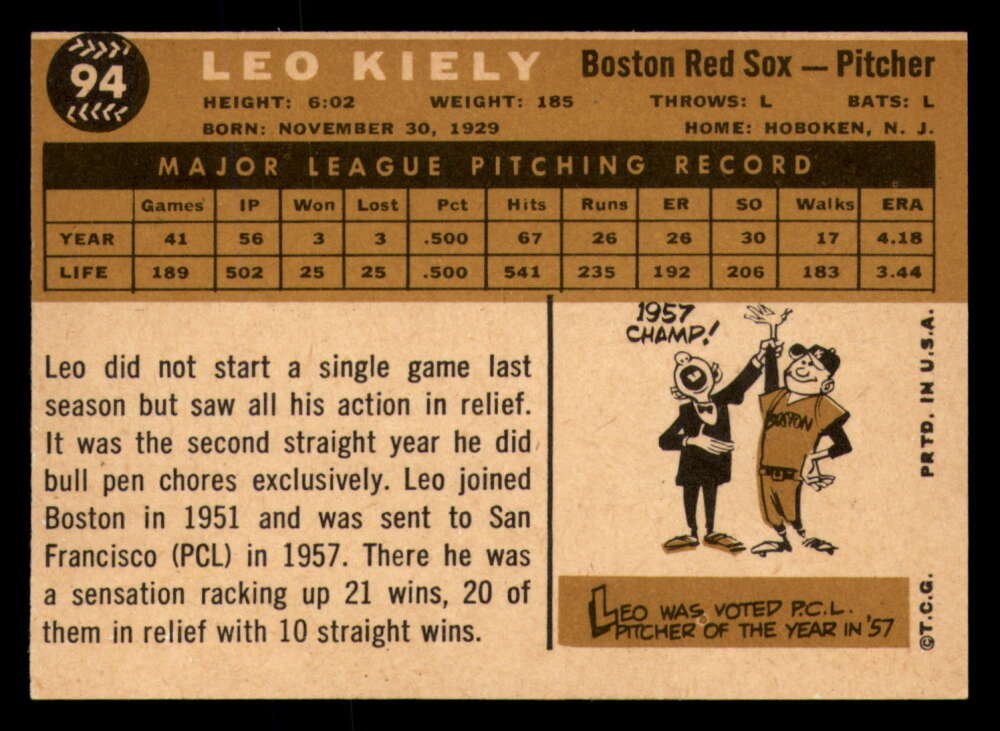 1960 Topps Baseball #91 to #180 - Complete your set - Pick your card - Picture 25 of 455