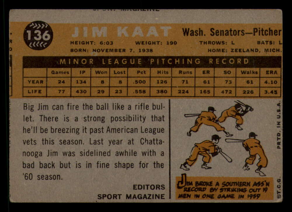 1960 Topps Baseball #91 to #180 - Complete your set - Pick your card - Picture 199 of 455