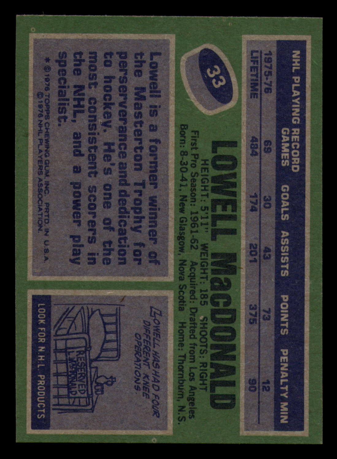 1976-77 Topps Hockey  #6 - #85 - Complete your set - Pick your Card - Picture 123 of 423