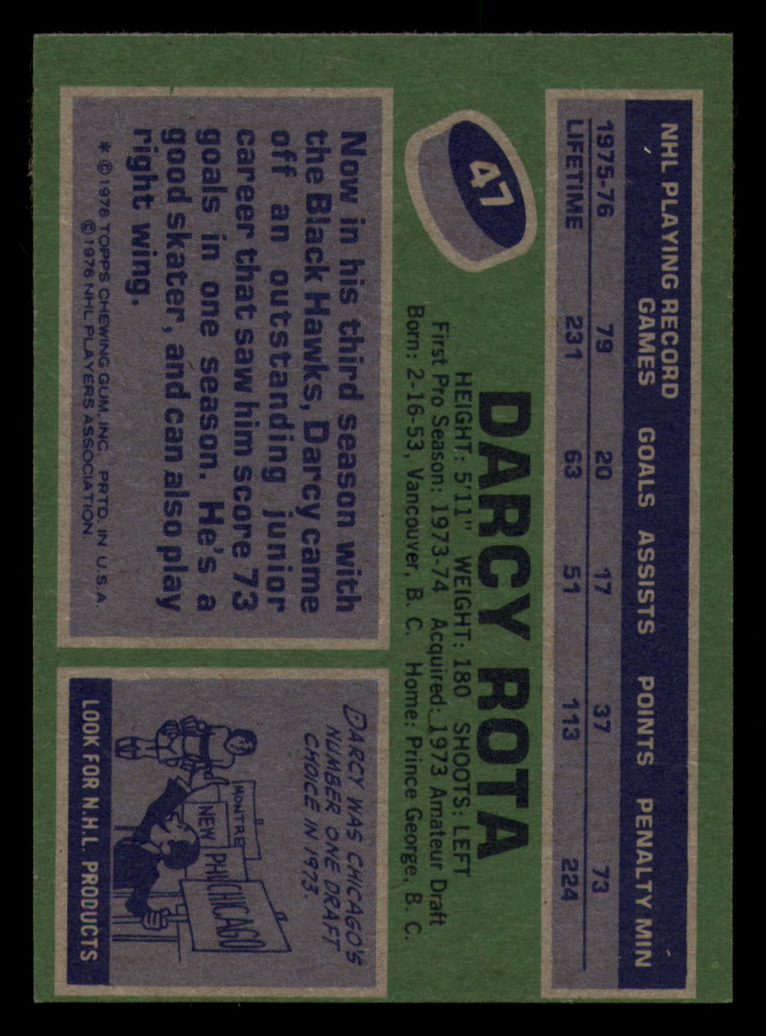 1976-77 Topps Hockey  #6 - #85 - Complete your set - Pick your Card - Picture 195 of 423