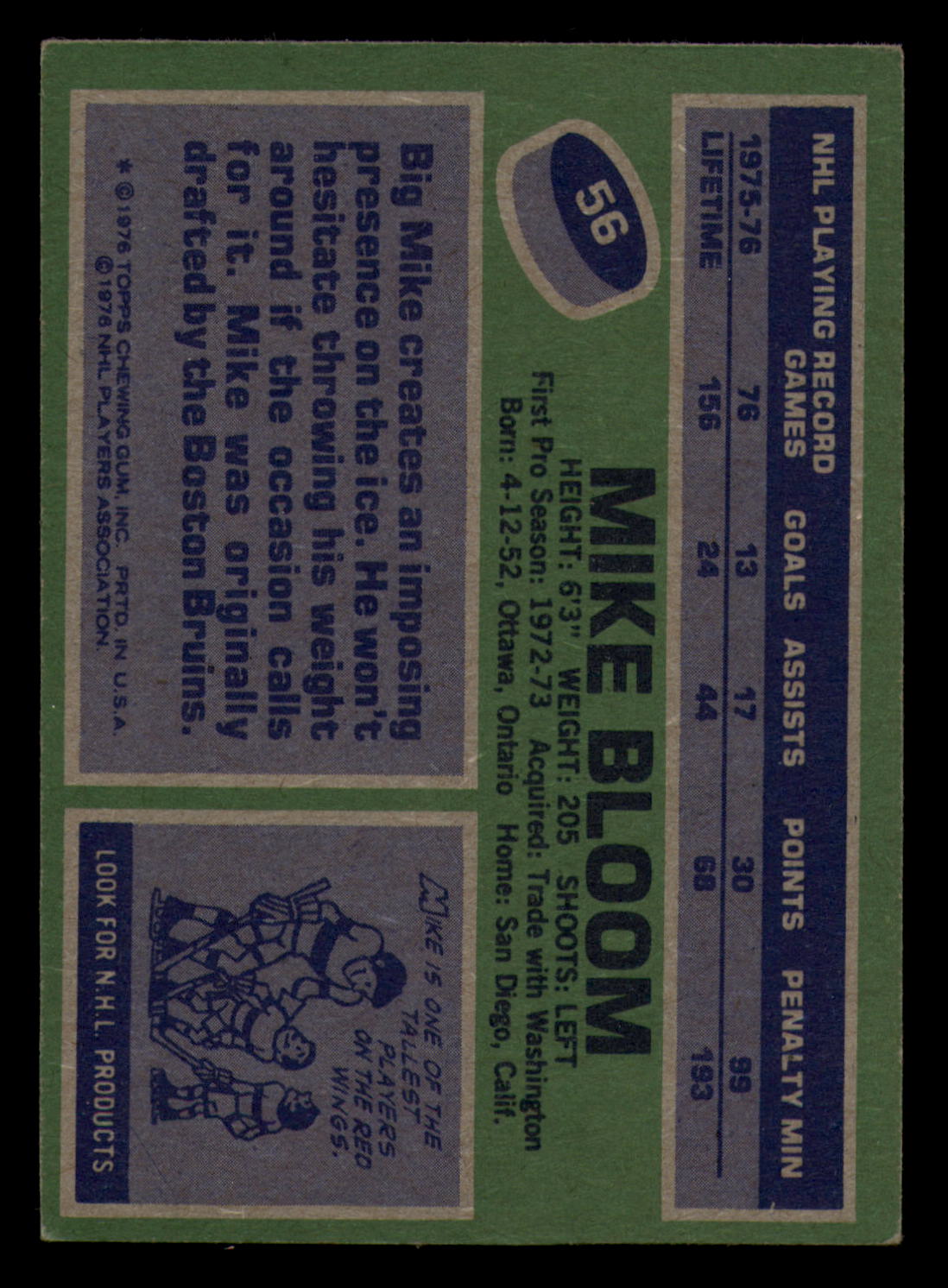 1976-77 Topps Hockey  #6 - #85 - Complete your set - Pick your Card - Picture 255 of 423