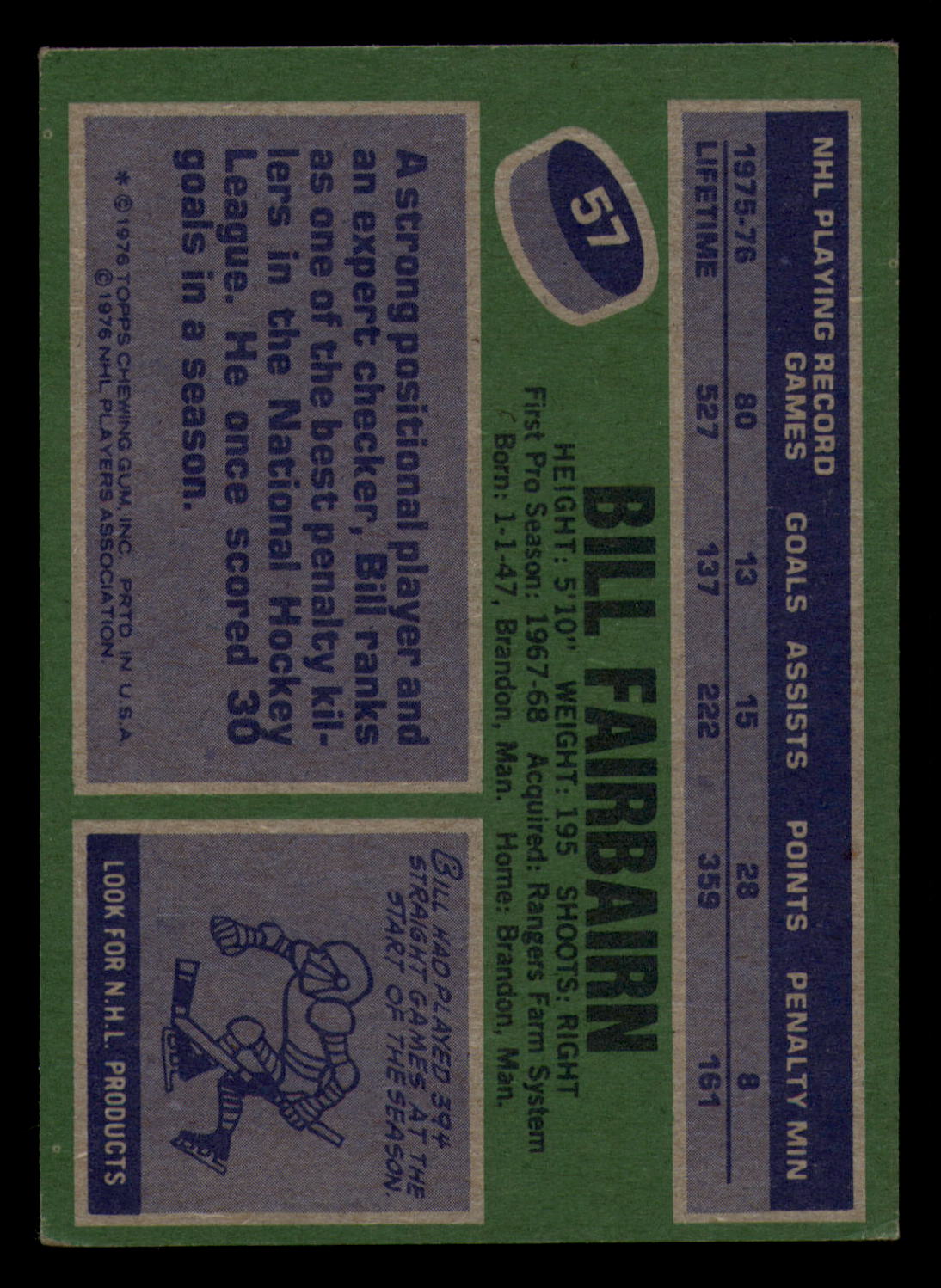 1976-77 Topps Hockey  #6 - #85 - Complete your set - Pick your Card - Picture 261 of 423