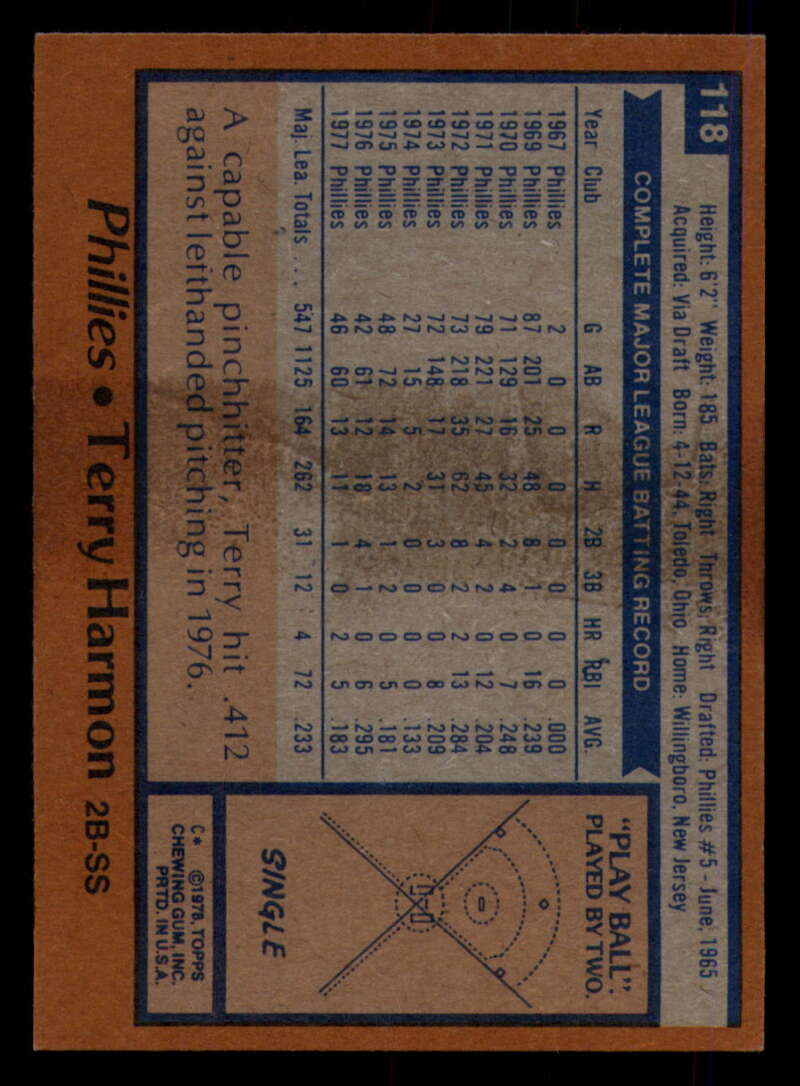 1978 Topps Baseball #111 - #160 - Complete your set - Pick your card - Picture 73 of 489