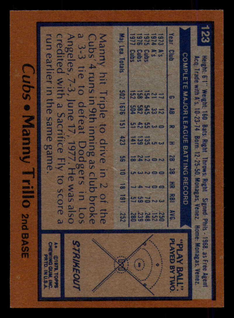 1978 Topps Baseball #111 - #160 - Complete your set - Pick your card - Picture 125 of 489