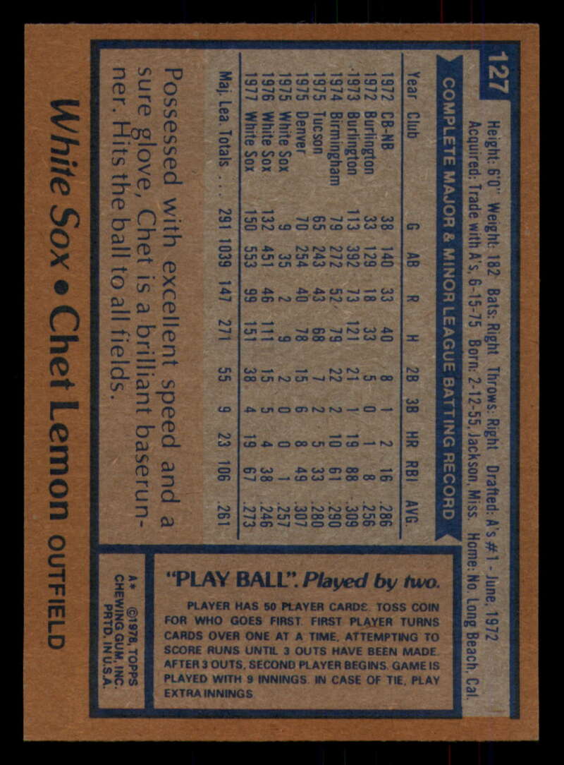 1978 Topps Baseball #111 - #160 - Complete your set - Pick your card - Picture 159 of 489