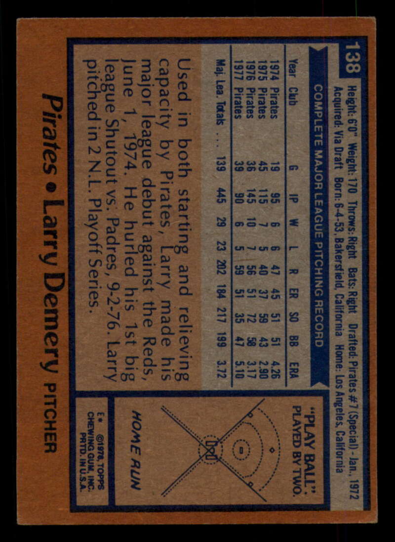 1978 Topps Baseball #111 - #160 - Complete your set - Pick your card - Picture 271 of 489