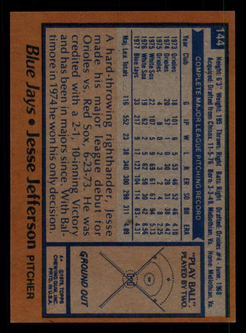 1978 Topps Baseball #111 - #160 - Complete your set - Pick your card - Picture 331 of 489