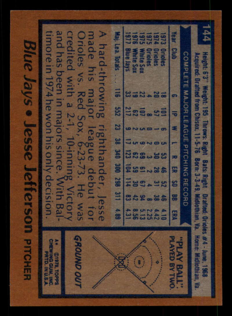 1978 Topps Baseball #111 - #160 - Complete your set - Pick your card - Picture 333 of 489