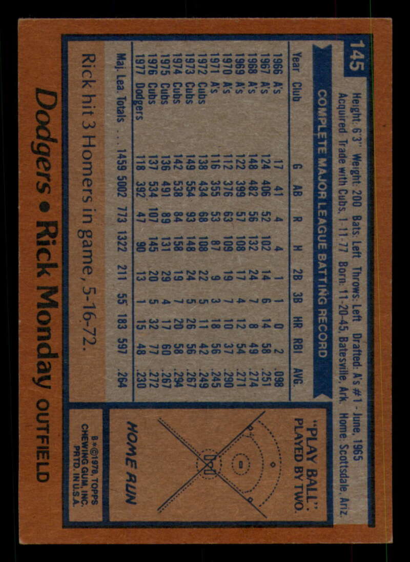 1978 Topps Baseball #111 - #160 - Complete your set - Pick your card - Picture 335 of 489