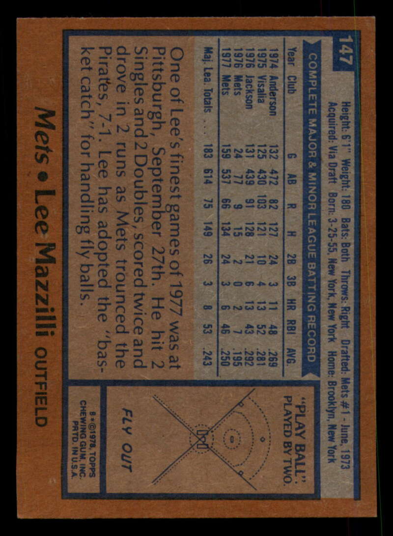 1978 Topps Baseball #111 - #160 - Complete your set - Pick your card - Picture 357 of 489