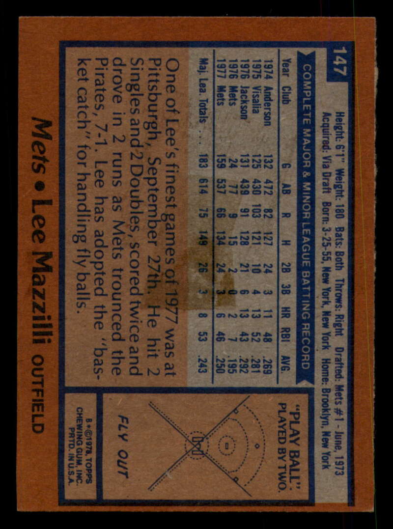 1978 Topps Baseball #111 - #160 - Complete your set - Pick your card - Picture 359 of 489