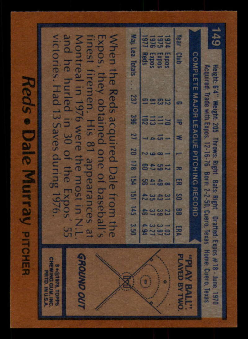 1978 Topps Baseball #111 - #160 - Complete your set - Pick your card - Picture 381 of 489