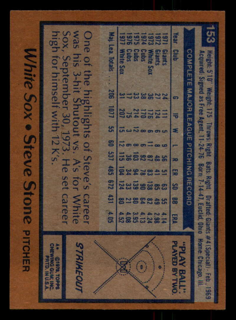 1978 Topps Baseball #111 - #160 - Complete your set - Pick your card - Picture 413 of 489