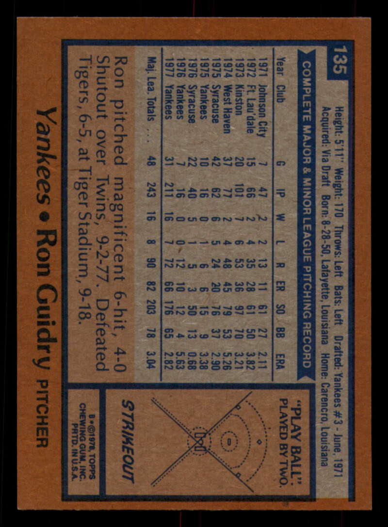 1978 Topps Baseball #111 - #160 - Complete your set - Pick your card - Picture 239 of 489