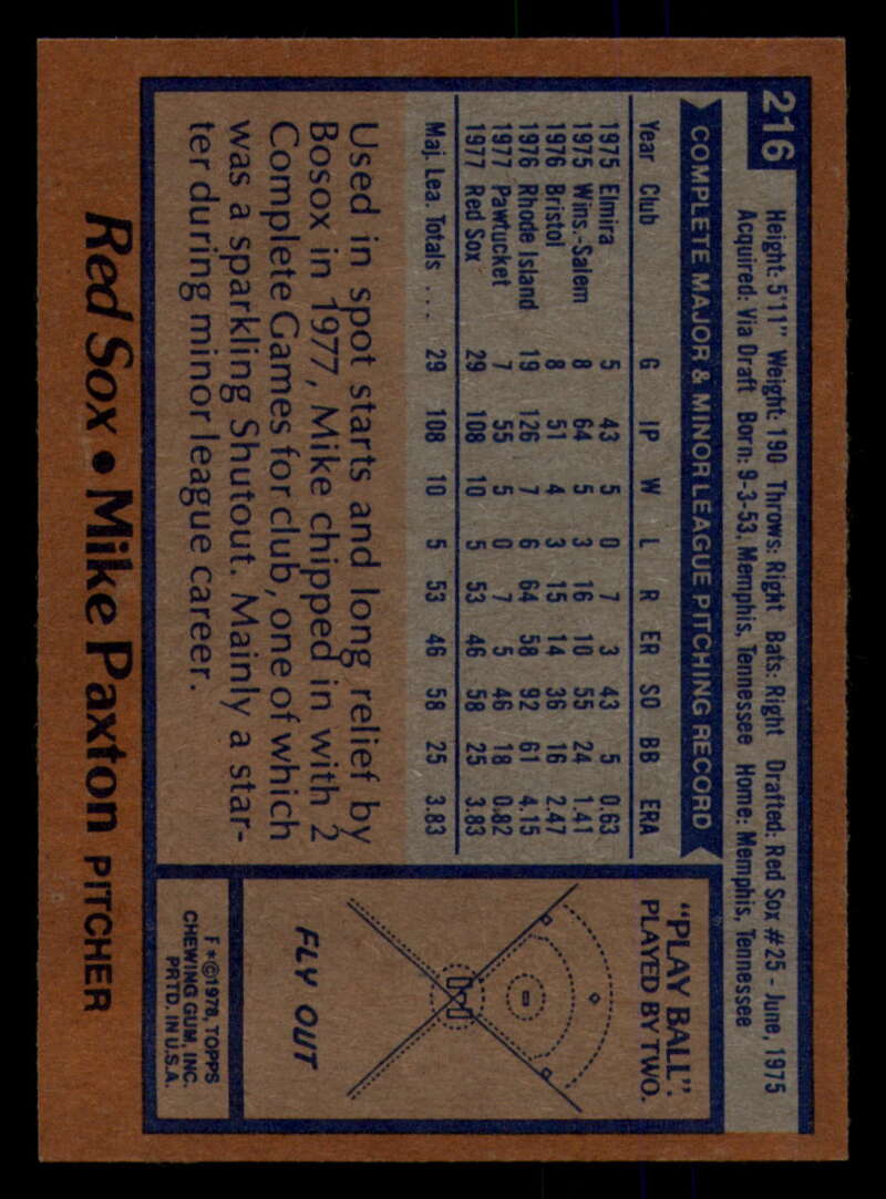 1978 Topps Baseball #216 - #265 - Complete your set - Pick your card - Picture 5 of 497