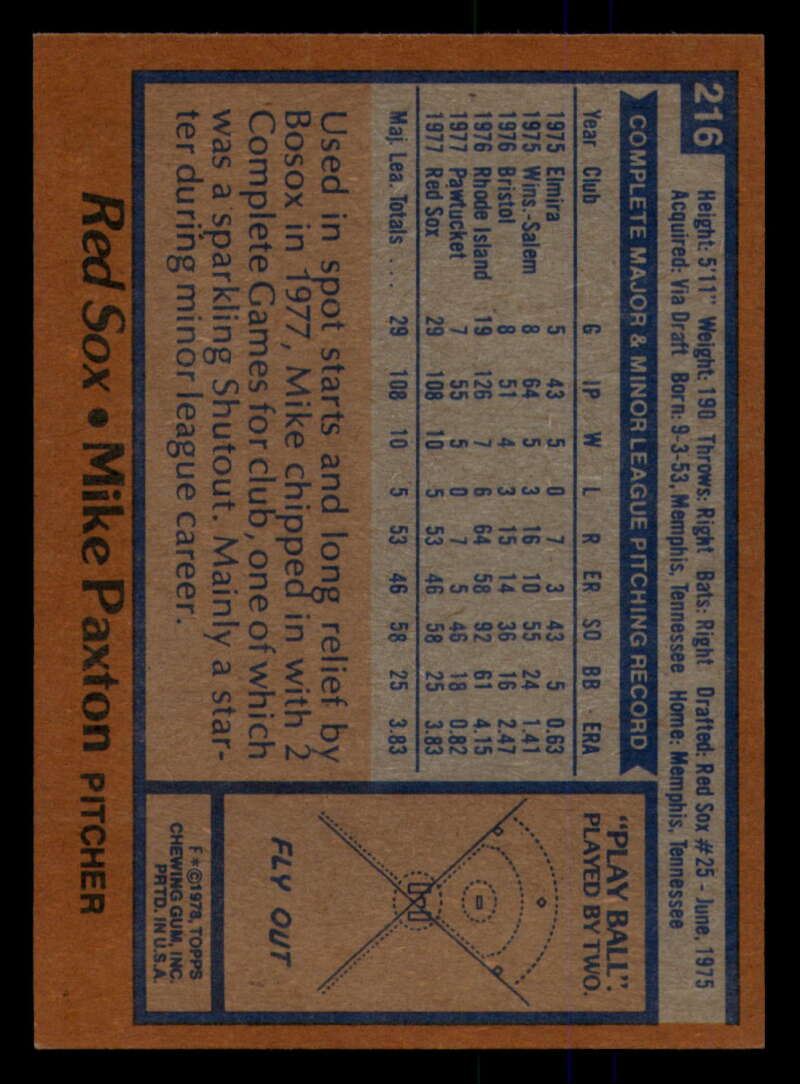 1978 Topps Baseball #216 - #265 - Complete your set - Pick your card - Picture 7 of 497