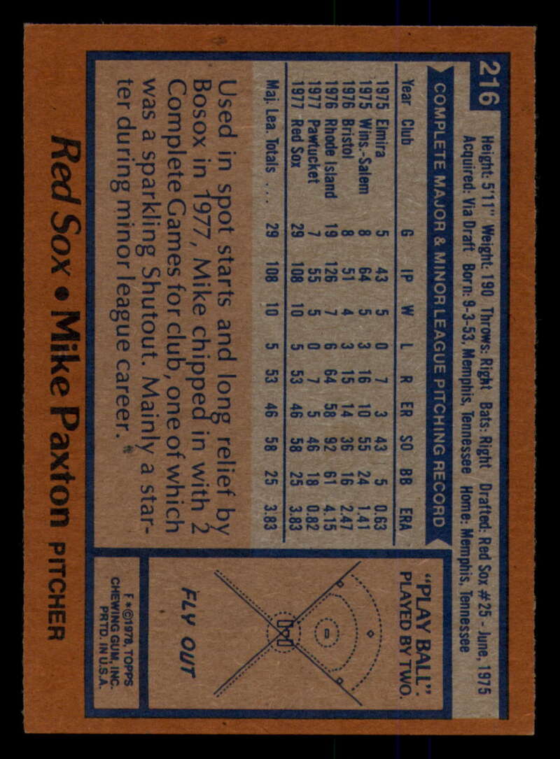 1978 Topps Baseball #216 - #265 - Complete your set - Pick your card - Picture 9 of 497
