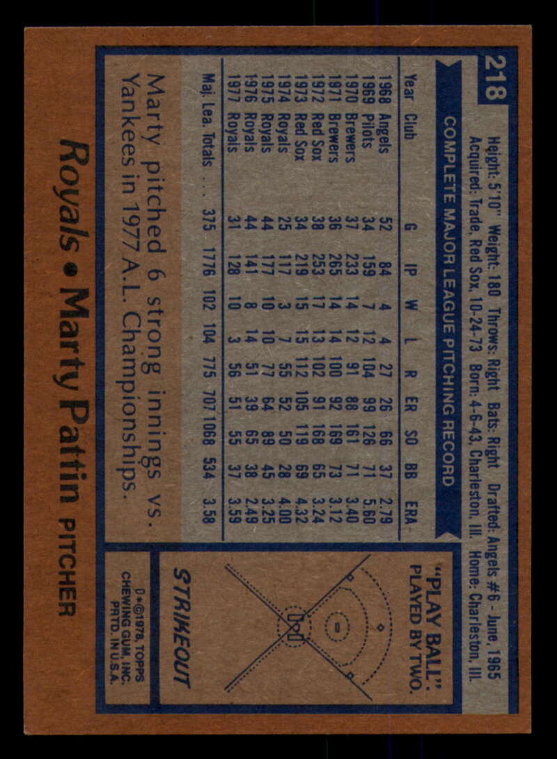 1978 Topps Baseball #216 - #265 - Complete your set - Pick your card - Picture 31 of 497