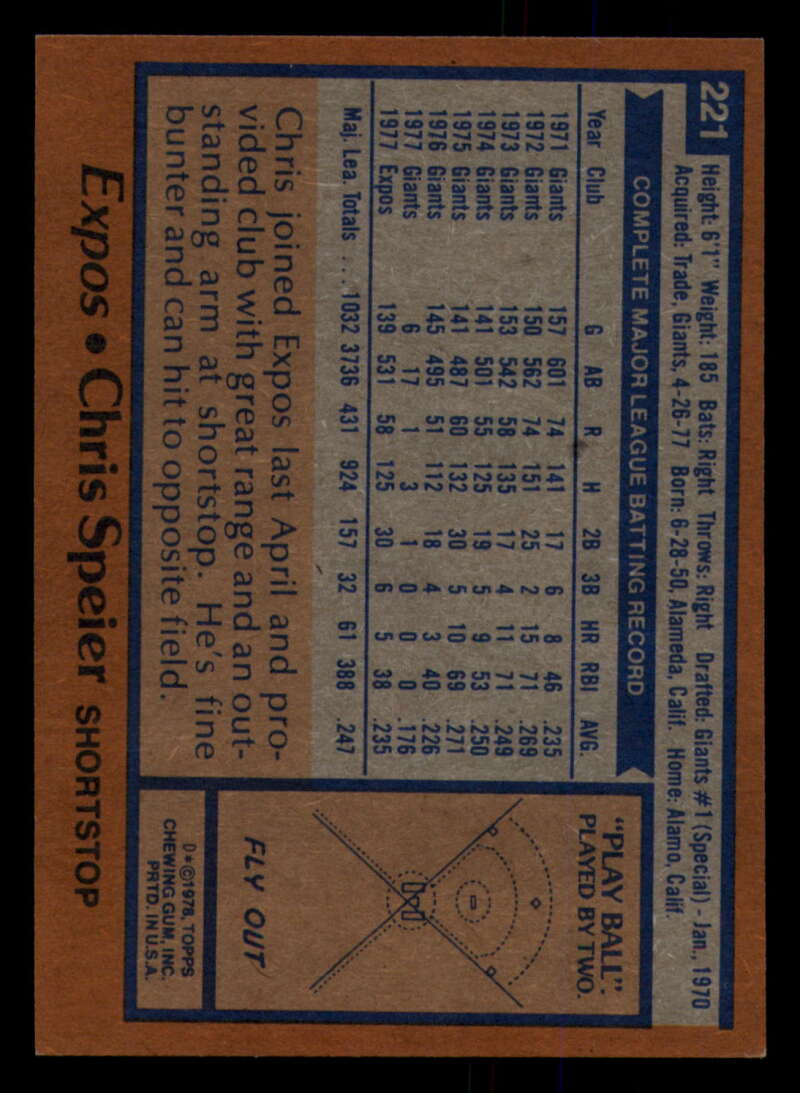 1978 Topps Baseball #216 - #265 - Complete your set - Pick your card - Picture 55 of 497