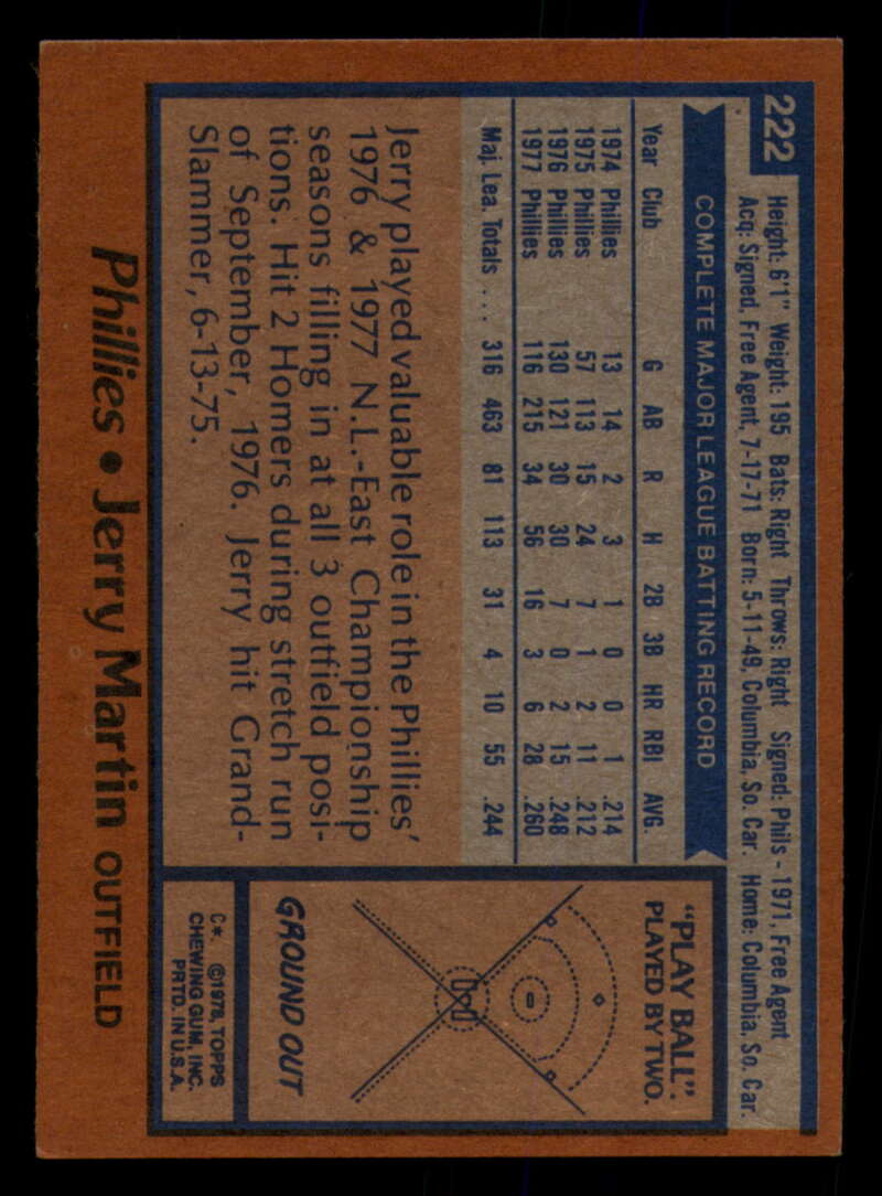 1978 Topps Baseball #216 - #265 - Complete your set - Pick your card - Picture 65 of 497