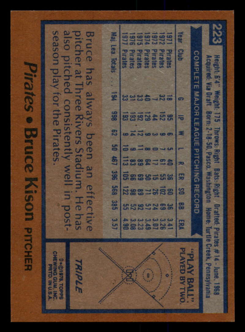 1978 Topps Baseball #216 - #265 - Complete your set - Pick your card - Picture 73 of 497