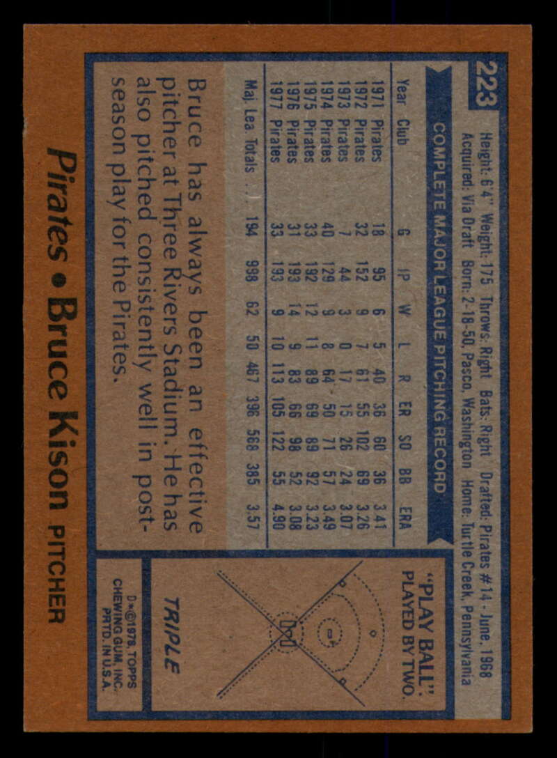 1978 Topps Baseball #216 - #265 - Complete your set - Pick your card - Picture 77 of 497