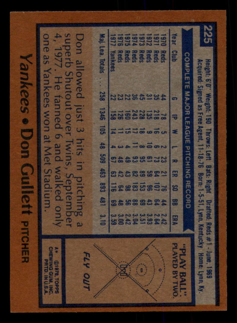 1978 Topps Baseball #216 - #265 - Complete your set - Pick your card - Picture 95 of 497