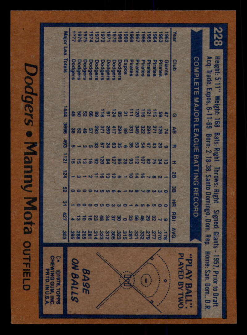 1978 Topps Baseball #216 - #265 - Complete your set - Pick your card - Picture 129 of 497