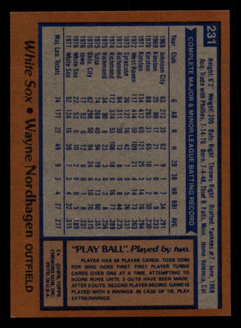 1978 Topps Baseball #216 - #265 - Complete your set - Pick your card - Picture 159 of 497
