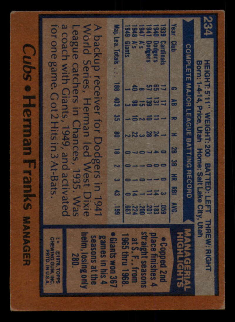 1978 Topps Baseball #216 - #265 - Complete your set - Pick your card - Picture 187 of 497