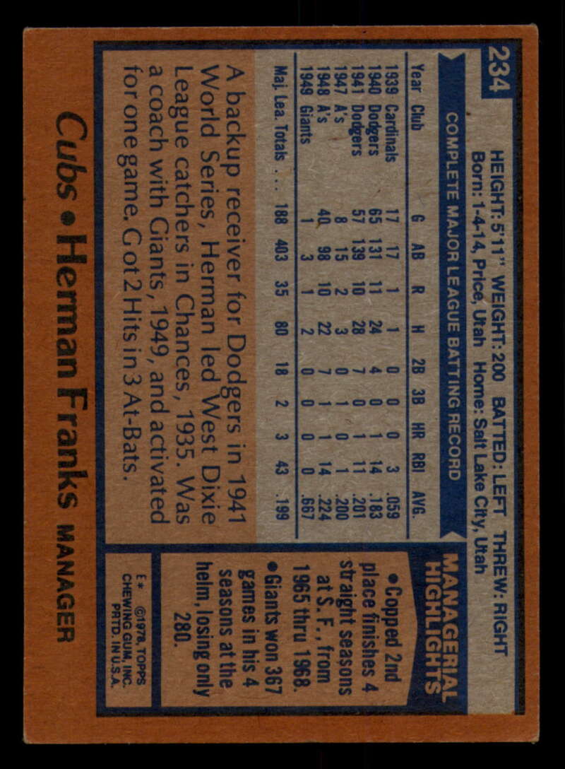 1978 Topps Baseball #216 - #265 - Complete your set - Pick your card - Picture 189 of 497