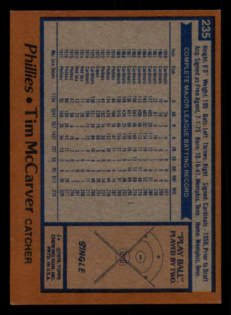 1978 Topps Baseball #216 - #265 - Complete your set - Pick your card - Picture 193 of 497