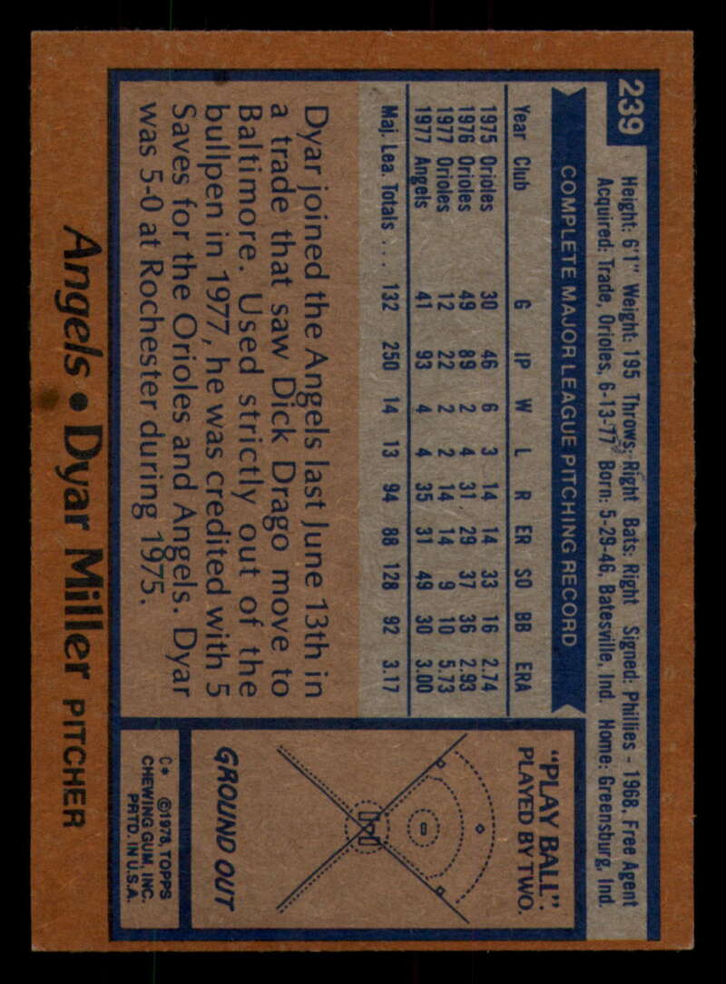 1978 Topps Baseball #216 - #265 - Complete your set - Pick your card - Picture 235 of 497