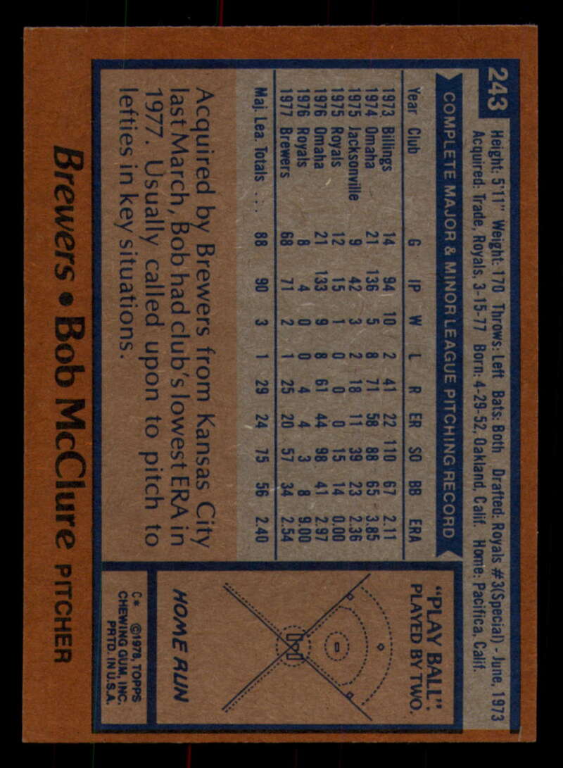 1978 Topps Baseball #216 - #265 - Complete your set - Pick your card - Picture 279 of 497