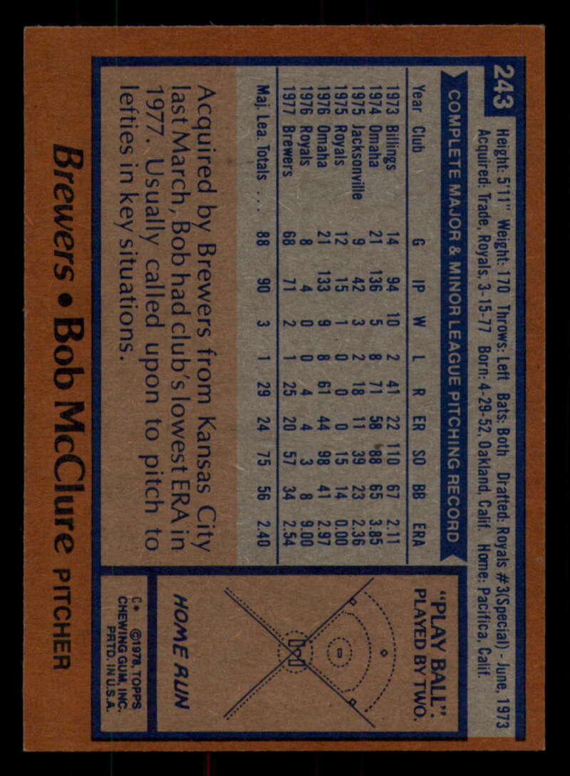 1978 Topps Baseball #216 - #265 - Complete your set - Pick your card - Picture 283 of 497