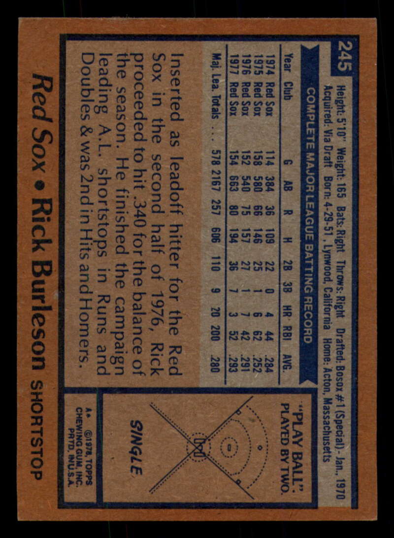 1978 Topps Baseball #216 - #265 - Complete your set - Pick your card - Picture 299 of 497