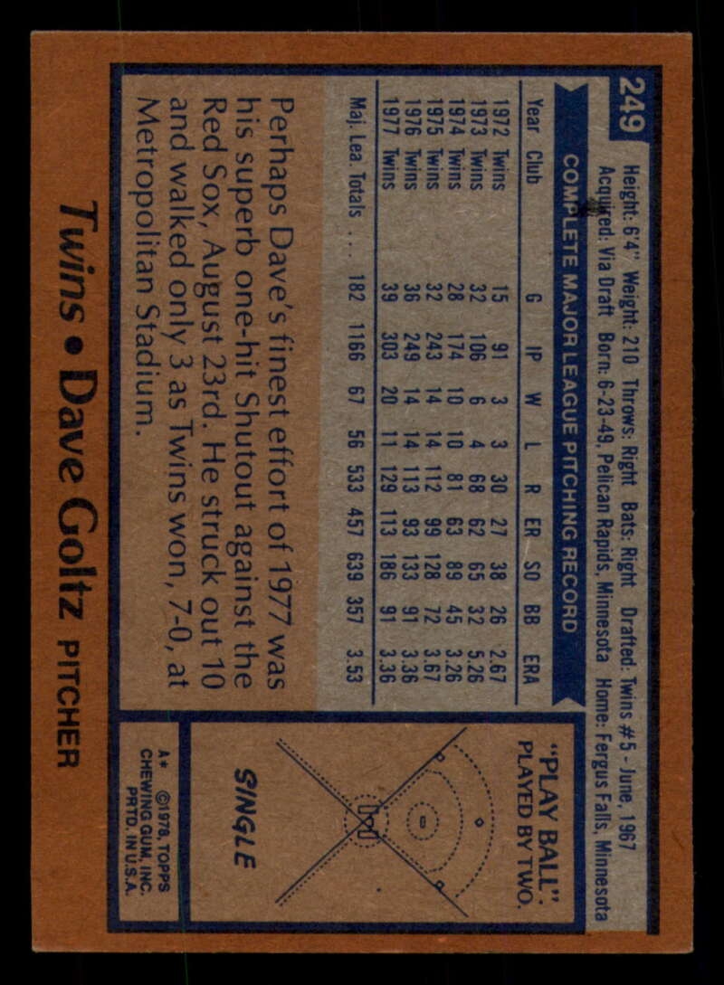 1978 Topps Baseball #216 - #265 - Complete your set - Pick your card - Picture 343 of 497